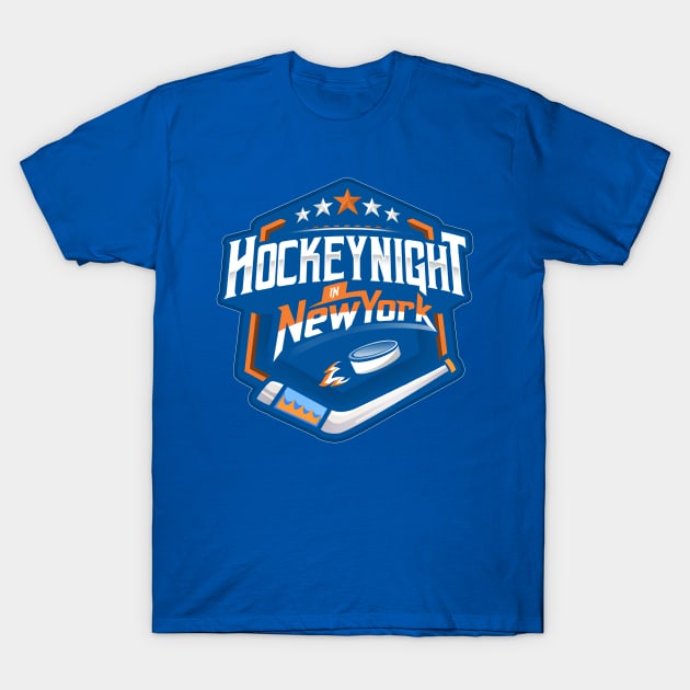 HNINY 3.0 (royal blue) T-Shirt by Hockey Night In New York